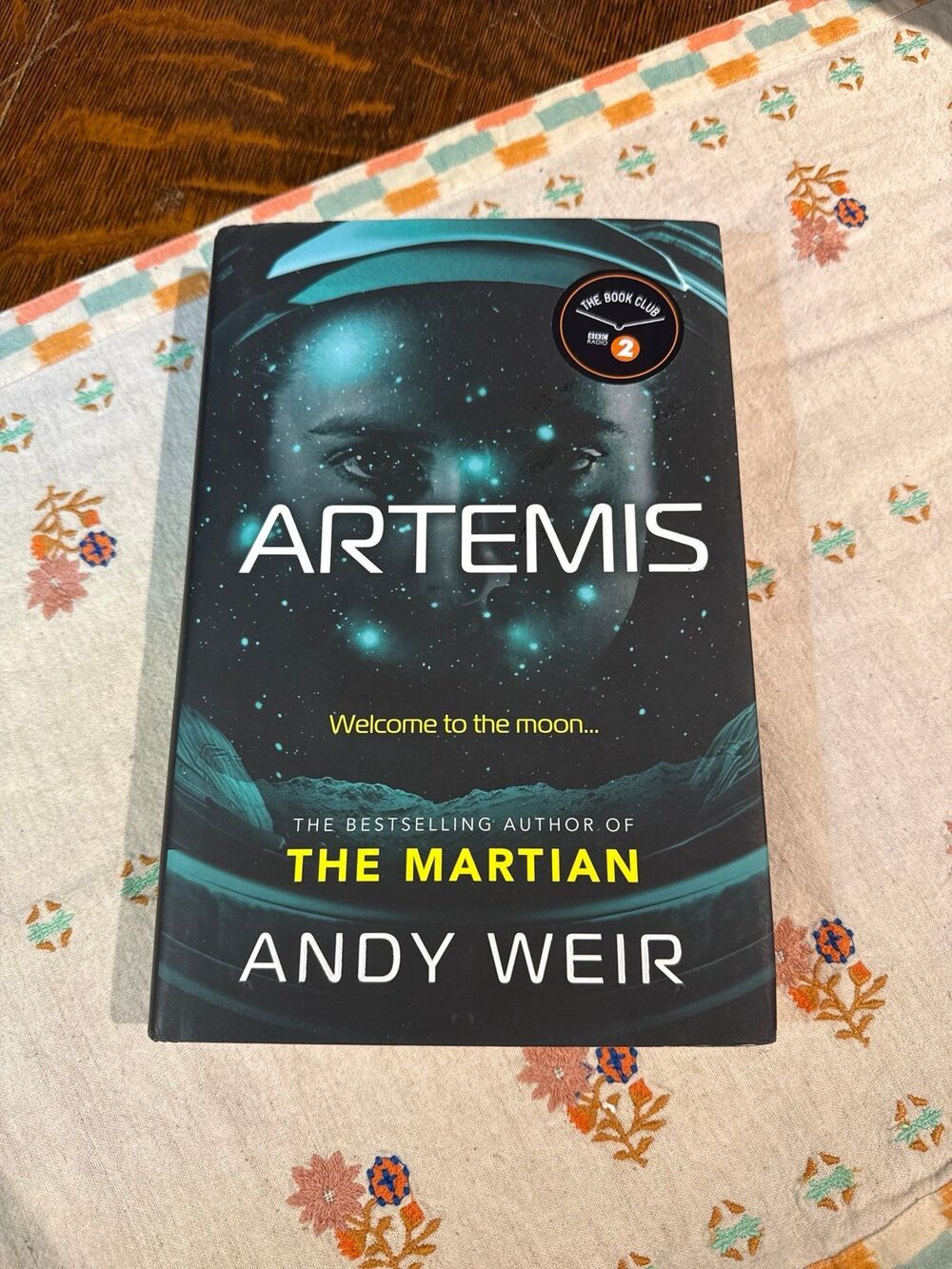 Artemis by Andy Weir UK Hardcover First Edition/Printing